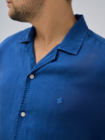 Salsa Jeans Regular Fit Hemd in Blau