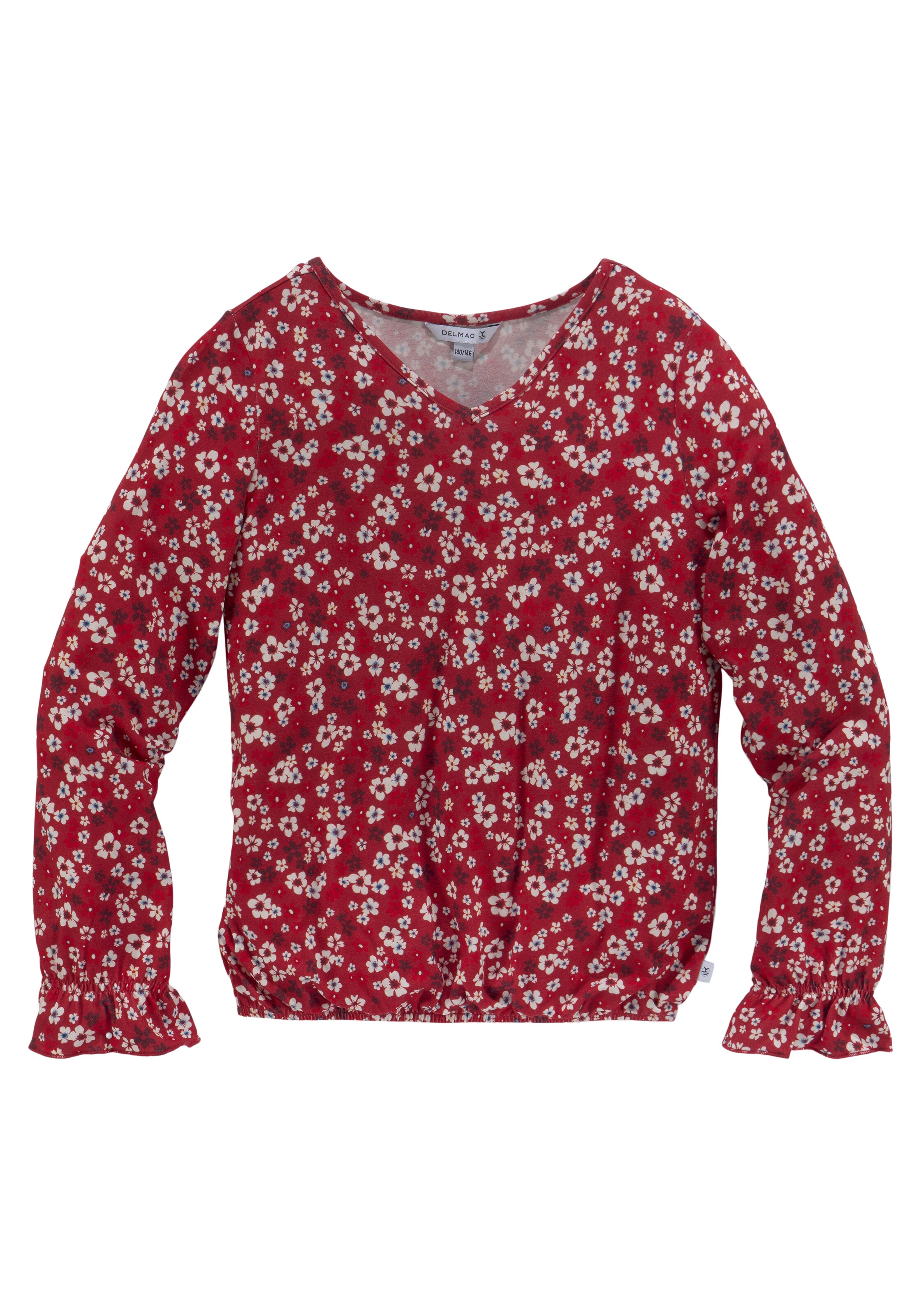 DELMAO Shirt in Red: front
