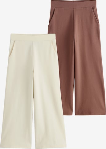 Next Wide leg Broek in Bruin: voorkant