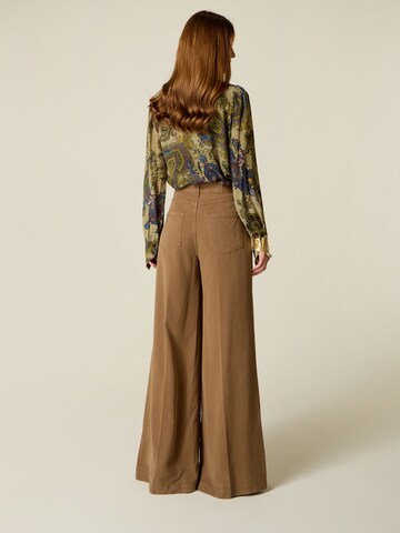 Baggy Pantaloni di oltre in marrone