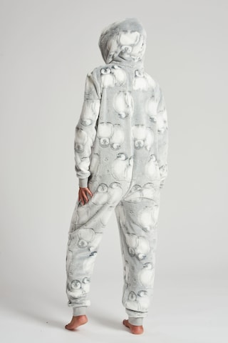 Loungeable Strampler 'Penguin' in Grau