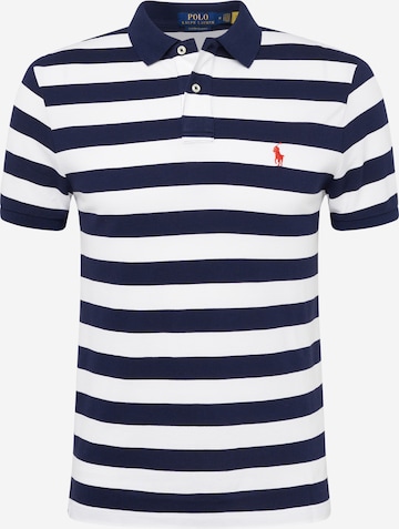 Tricou de la Polo Ralph Lauren pe albastru: față