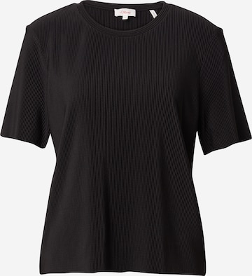 T-shirt s.Oliver en noir : devant