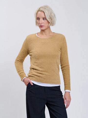 Influencer - Jersey en marrón: frente