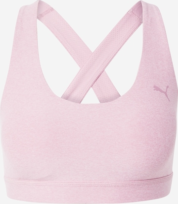 Soutien-gorge de sport PUMA en rose : devant