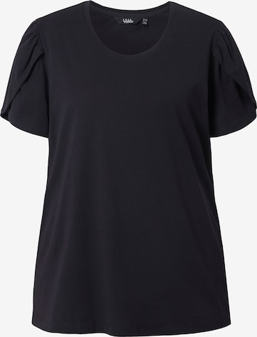 Ulla Popken Shirt in Schwarz: Vorderseite