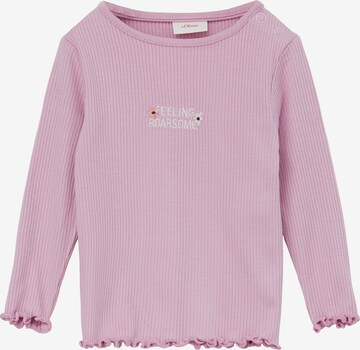 T-Shirt s.Oliver en rose : devant