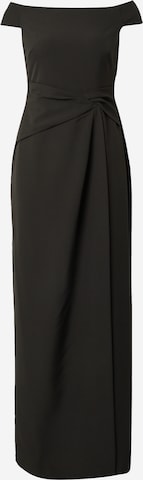 Lauren Ralph Lauren - Vestido de noche en negro: frente