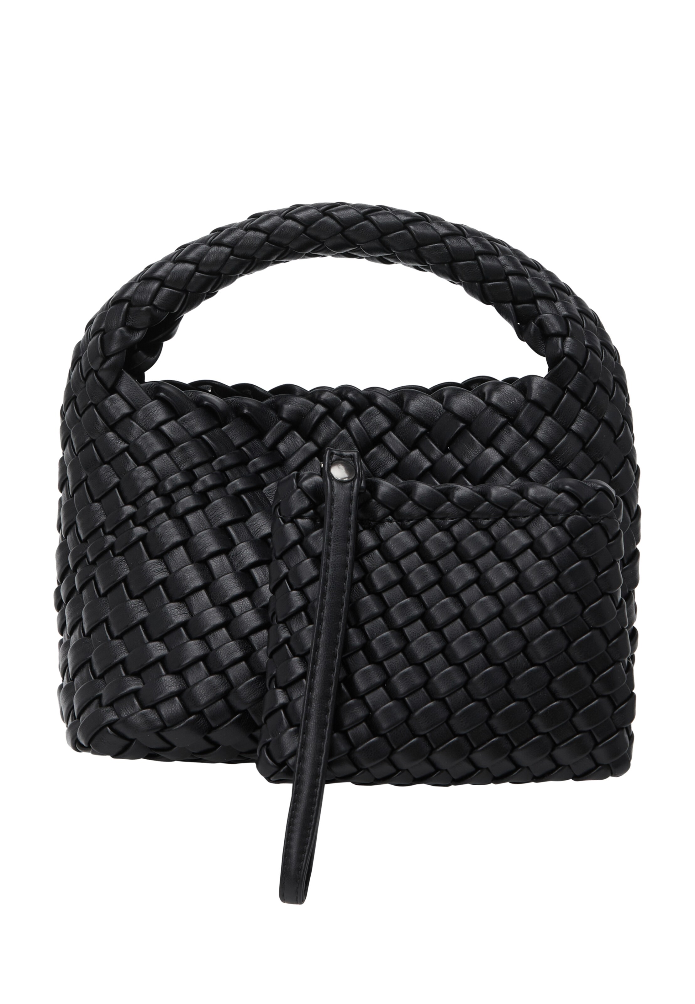 Poșete de la faina pe negru: față