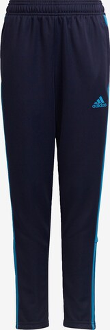 ADIDAS PERFORMANCE Workout Pants 'Tiro' in Blue: front