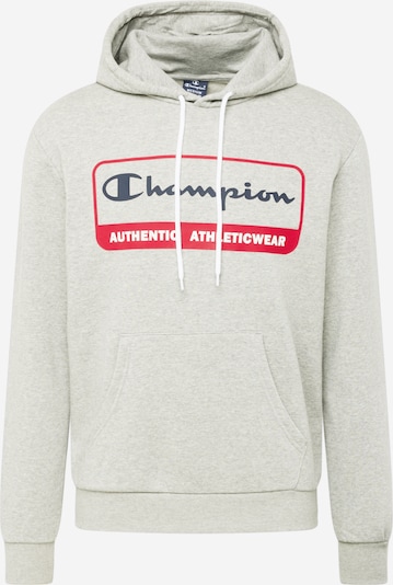 Champion Authentic Athletic Apparel Sweatshirt in mottled grey / Red / Black / White, Item view