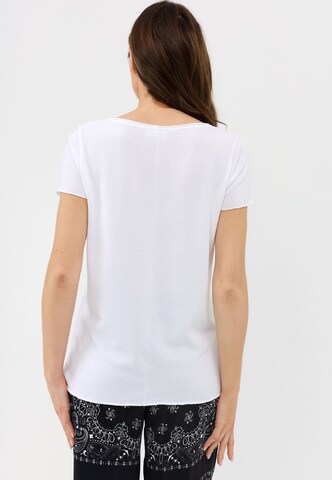 Cotton Candy T-Shirt 'DEETJE' in Weiß