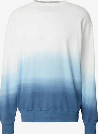 ABOUT YOU x Kevin Trapp Sweatshirt 'Lukas' em azul / azul claro / branco, Vista do produto