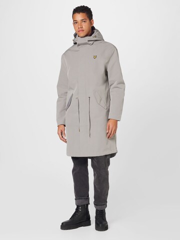 Lyle & Scott Between-Seasons Parka in Grey: front