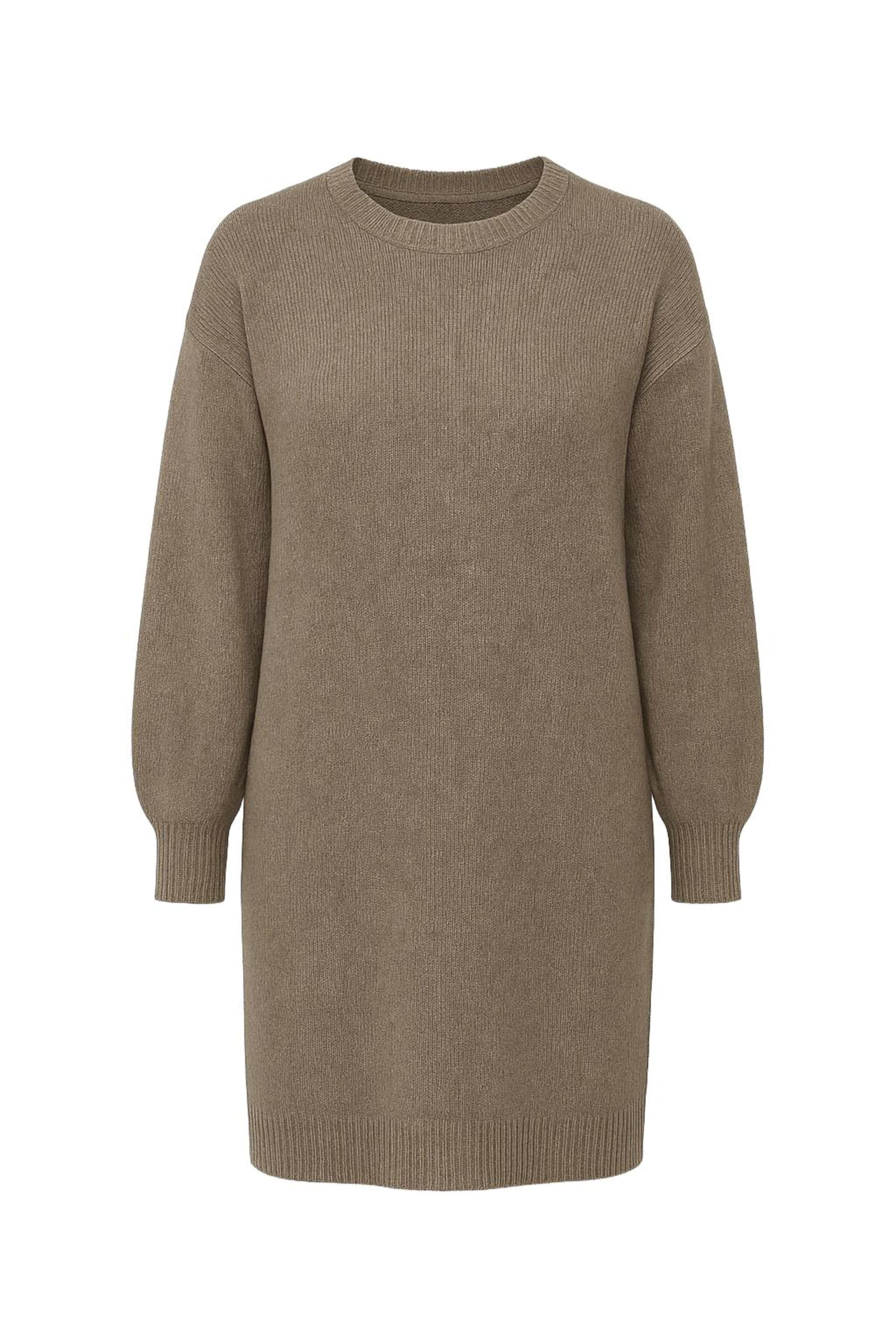 Stil Diva Knitted dress in Green: front