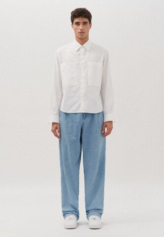 Studio Seidensticker Regular fit Button Up Shirt 'Studio' in White