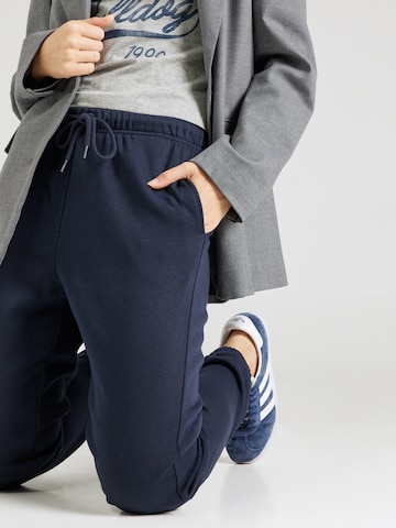 PIECES Tapered Trousers 'PCChilli' in Blue