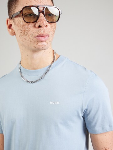 HUGO Футболка 'Dero' в Синий