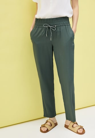 CECIL Loose fit Pants 'Chelsea' in Green: front