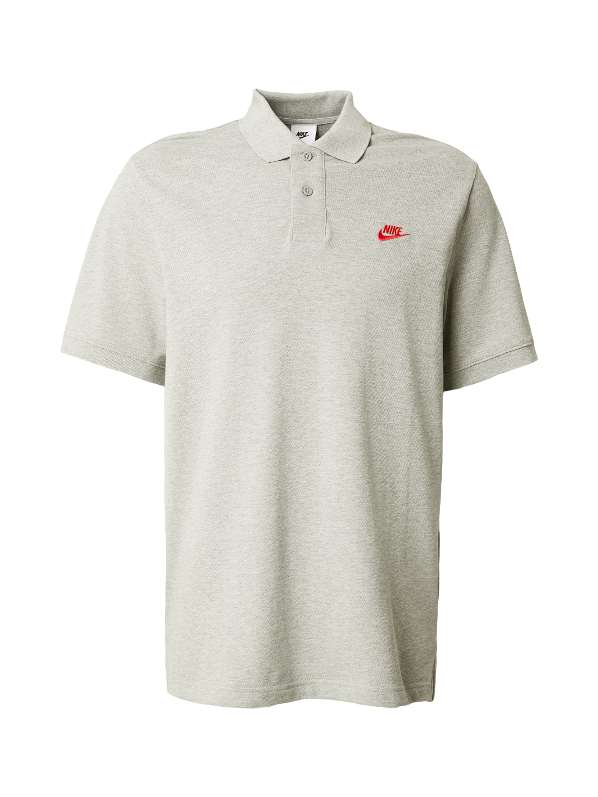 Nike Sportswear Poloshirt 'CLUB' in Grau: Vorderseite