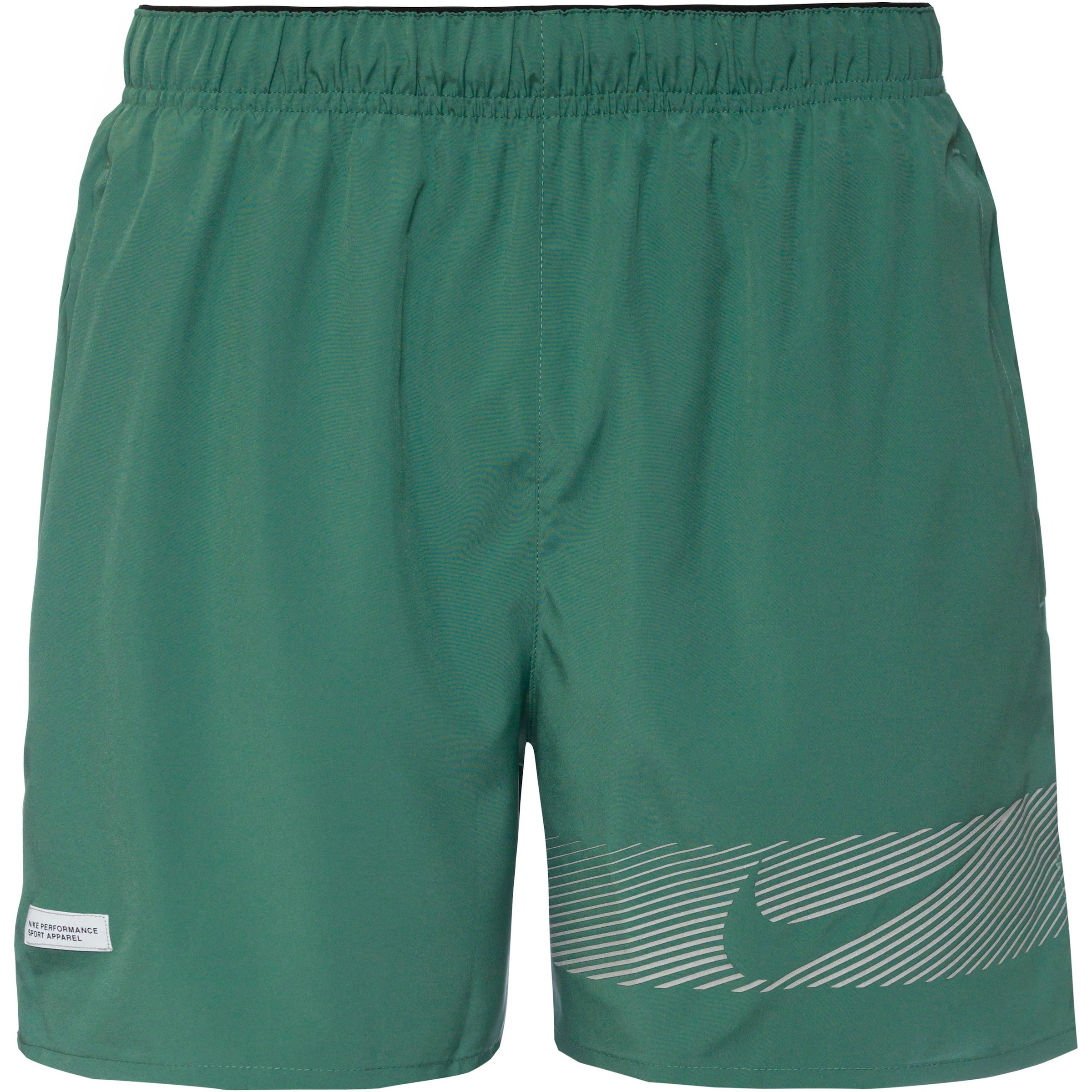NIKE Regular Sportshorts 'Challenger' in Grün: Vorderseite