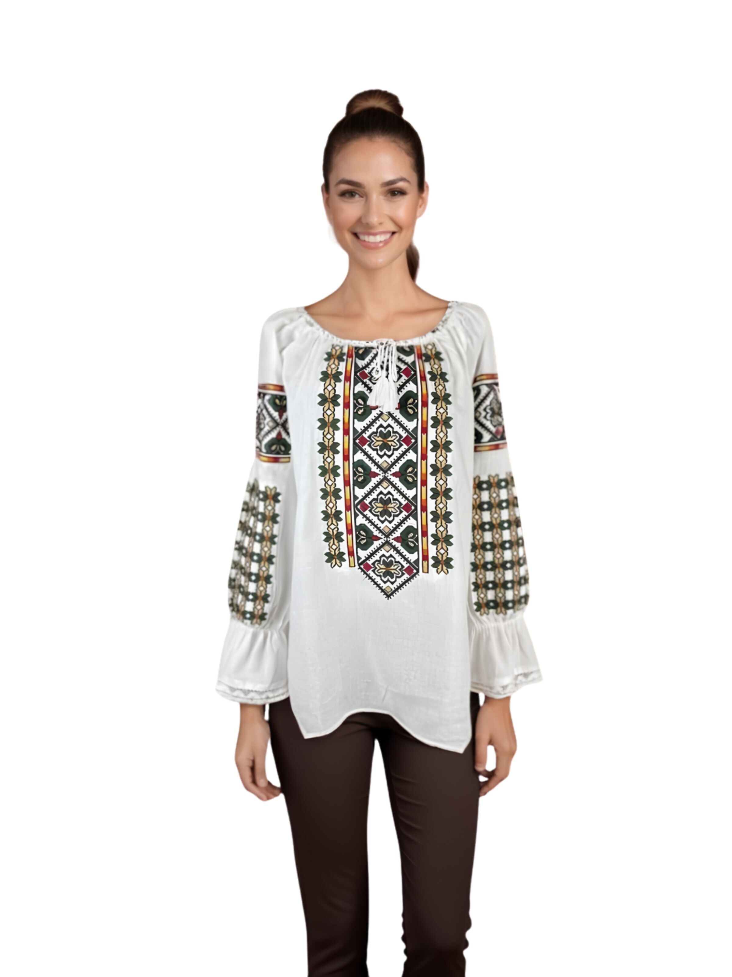Rody’s forever Klederdracht blouse in Wit