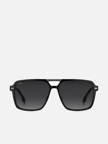 HUGO BOSS Zonnebril 'Hugo Boss BOSS 1766/S Grey 59/14/150 MAN Sunglasses' in Zwart: voorkant