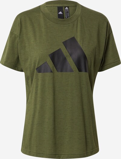 ADIDAS PERFORMANCE T-shirt fonctionnel en olive / noir, Vue avec produit