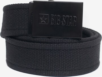 Ceinture BIG STAR en noir : devant