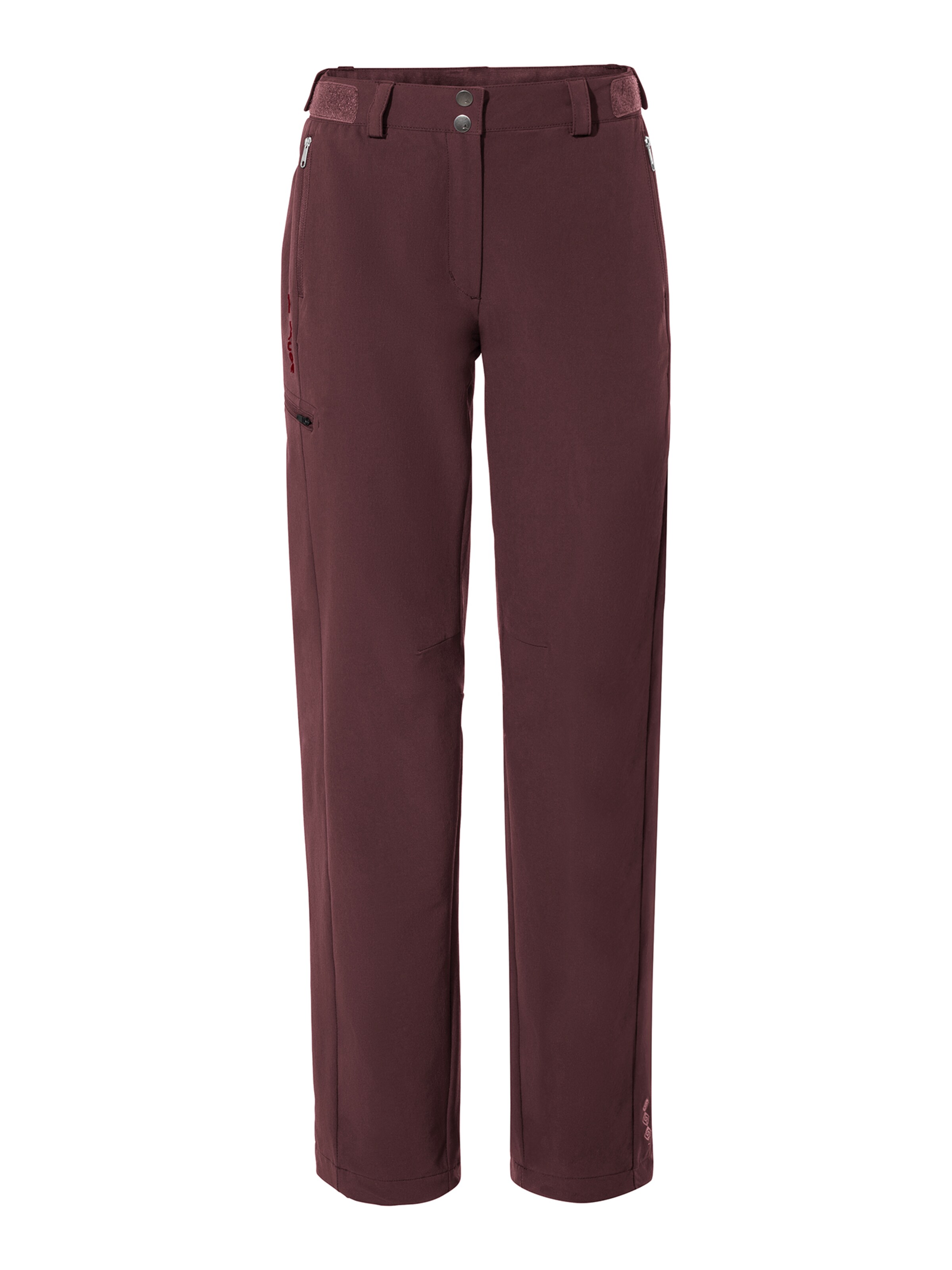 VAUDE Regular Weatherproof pants 'W Skomer Winter P II' in Brown: front