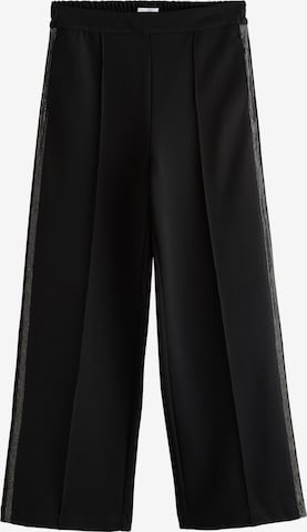 Wide Leg Pantalon Next en noir : devant