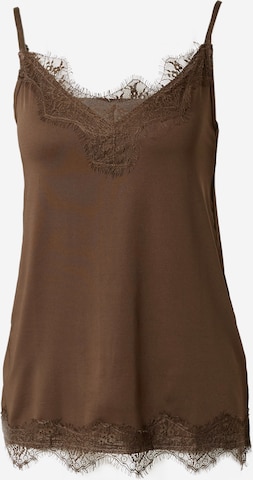 minus Top 'Asa' in Brown: front