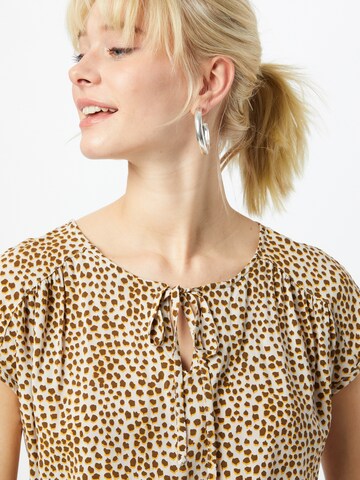 Cartoon Blouse in Bruin