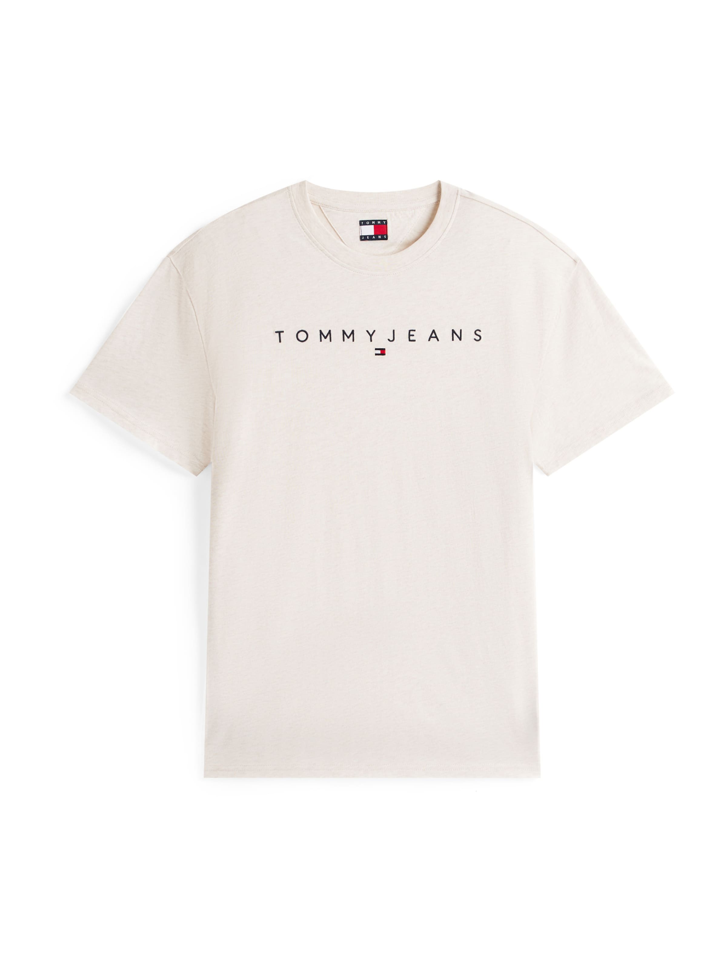 T-Shirt Tommy Jeans en beige : devant