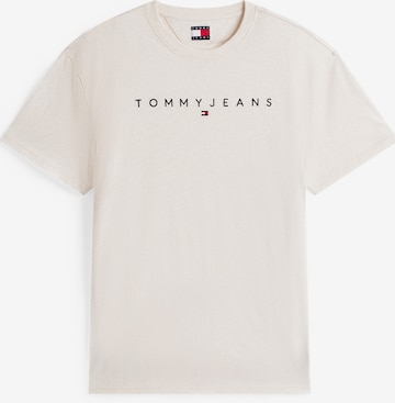 T-Shirt Tommy Jeans en beige : devant