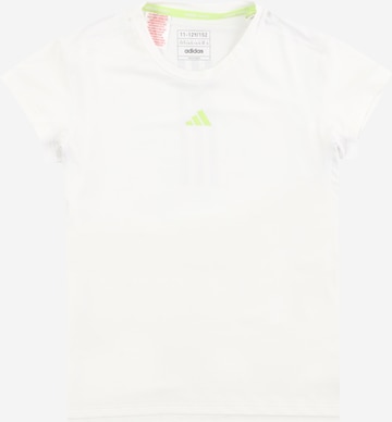 ADIDAS SPORTSWEAR Performance shirt 'Aeroready 3-Stripes' in White: front