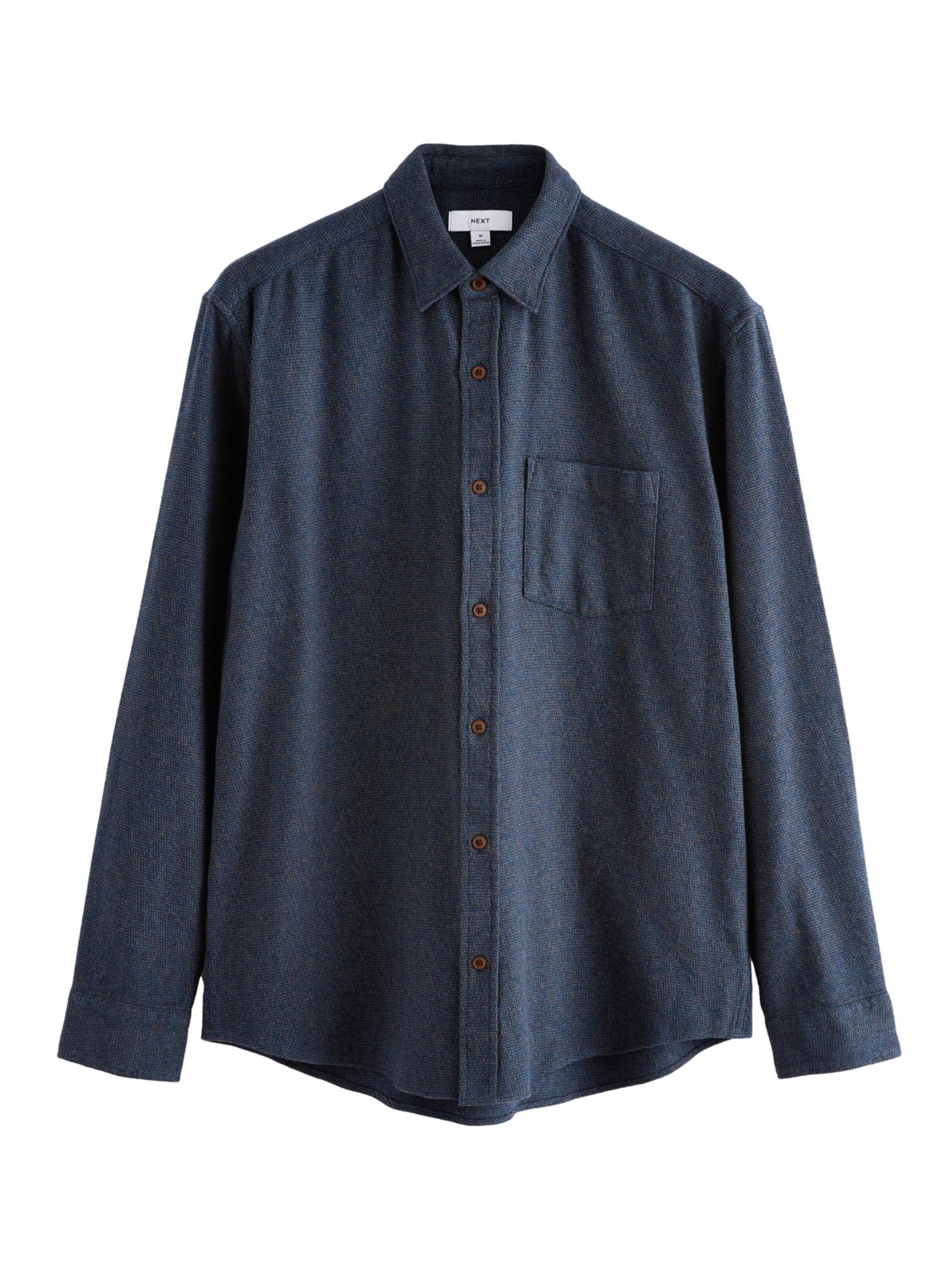Next Klasický střih Košile – modrá: přední strana