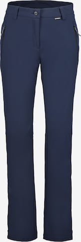 Regular Pantalon outdoor 'Bovill' ICEPEAK en bleu : devant