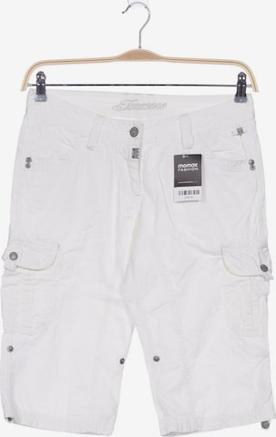TIMEZONE Shorts in S in White: front