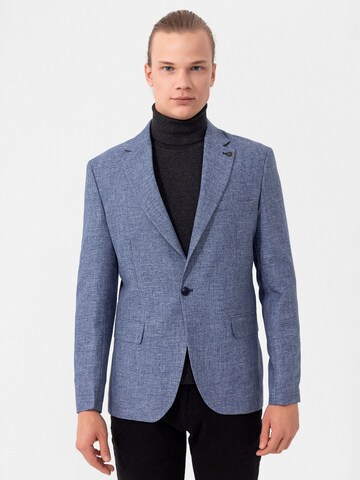 Daniel Hills Regular fit Сако в синьо: отпред
