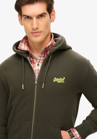 Superdry Zip-Up Hoodie in Green