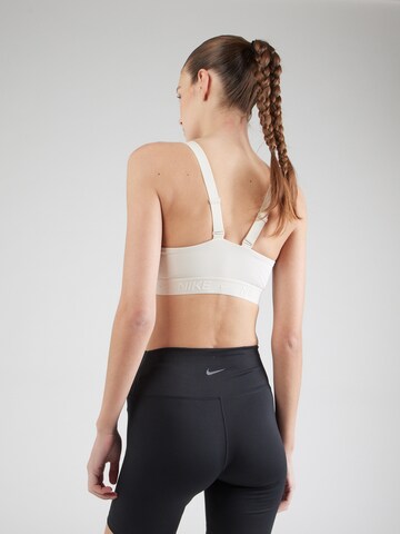 NIKE Bustier Sport-BH 'INDY' in Weiß