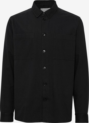 !Solid Regular fit Button Up Shirt 'Fidel' in Black: front