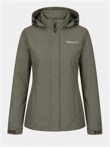 deproc Winter jacket 'Outdoorjacke LAVAL Damen Regenjacke, Wanderjacke' in Green