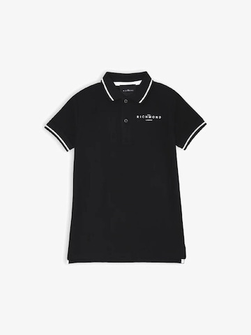 John Richmond Shirt 'Contrasting' in Black: front