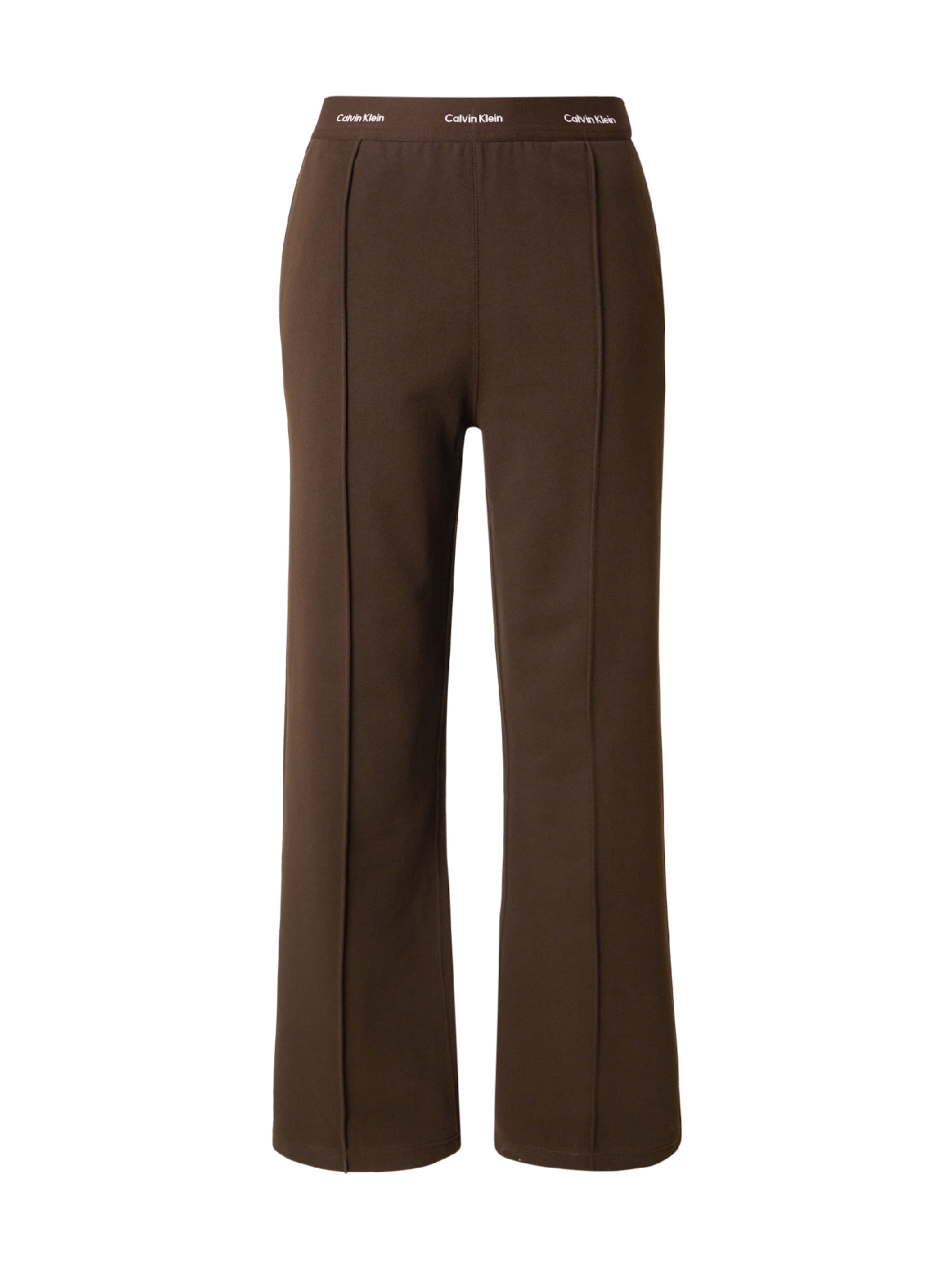 Calvin Klein Jeans Loosefit Hose in Braun: Vorderseite