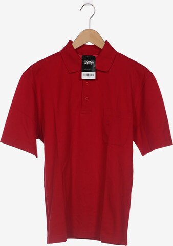 HECHTER PARIS Shirt in M-L in Red: front