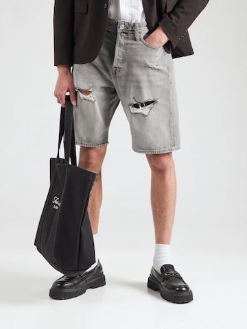 JACK & JONES Loosefit Τζιν 'JJIALEX JJORIGINAL' σε γκρι: μπροστά