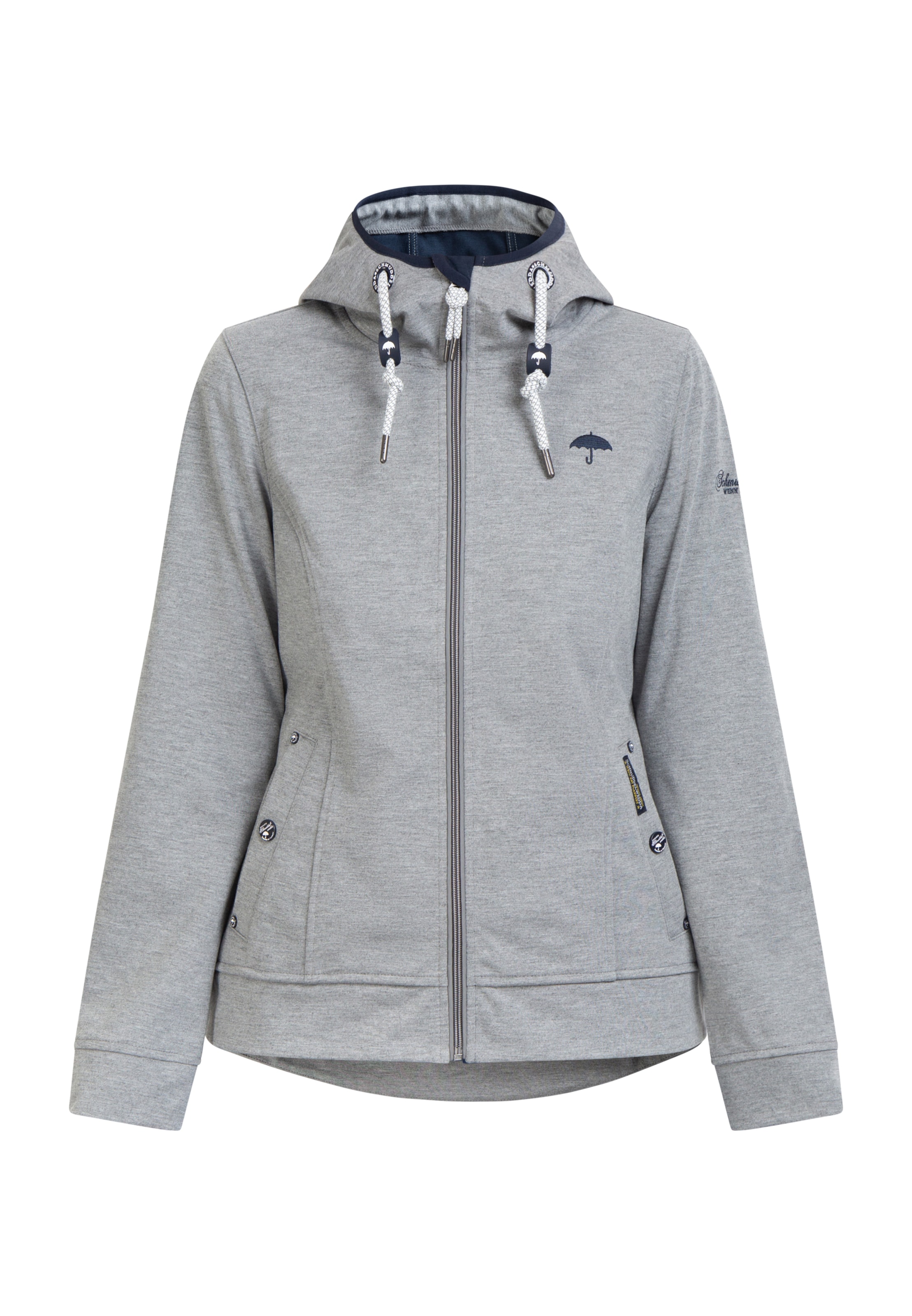 Schmuddelwedda Λειτουργικό μπουφάν σε γκρι: μπροστά