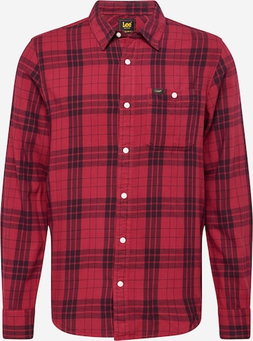 Lee - Ajuste regular Camisa 'LEESURE' en rojo: frente